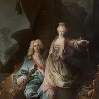 Portrait présumé de François Francoeur (1698-1787), Peinture de Lucas Auger (1685-1765)