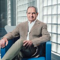 L'historien et sociologue Pierre Rosanvallon à Paris le 8 septembre 2021.