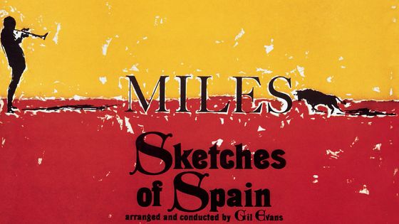 Pochette de l'album Sketches of Spain (1960) - Columbia