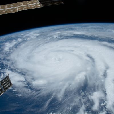 L'ouragan IDA vu depuis la station spatiale internationale