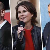 Pour accéder à la chancellerie, trois favoris, Olaf Scholz, Annalena Baerbock et Armin Laschet, font face à trois adversaires.
