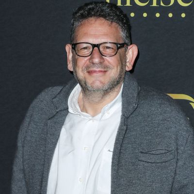 Le PDG d'Universal Music Group, Lucian Grainge, le 9 février 2017 à West Hollywood, Los Angeles, Californie.