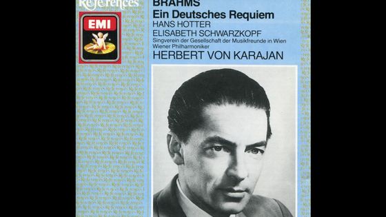 Aujourd'hui dans Disques de Légende, nous écoutons le Requiem allemand de Brahms, par le chef Herbert von Karajan et le Chœur de La Société des Amis de La Musique de Vienne, et les interprètes Elisabeth Schwarzkopf et Hans Hotter