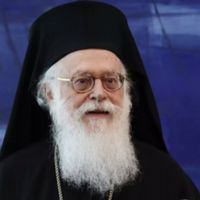 Mgr Anastase Yannoulatos, archevêque orthodoxe d'Albanie depuis 1992