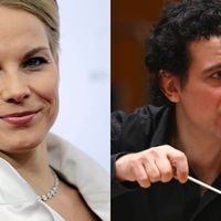 La mezzo-soprano Elīna Garanča interprète Marguerite dans La Damnation de Faust / Le chef Alain Altinoglu dirige l'Orchestre Philharmonique de Vienne