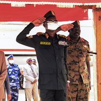 Le lieutenant-général Shams al-Din Kabashi, du comité de transition délmocratique à Port-Soudan le 26/09/21