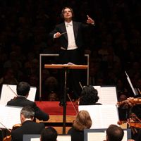 Riccardo Muti, qui est à la tête de l'Orchestre symphonique de Chicago depuis 2010, partira en 2023 au lieu de 2022. Ici en concert avec le CSO en 2012.