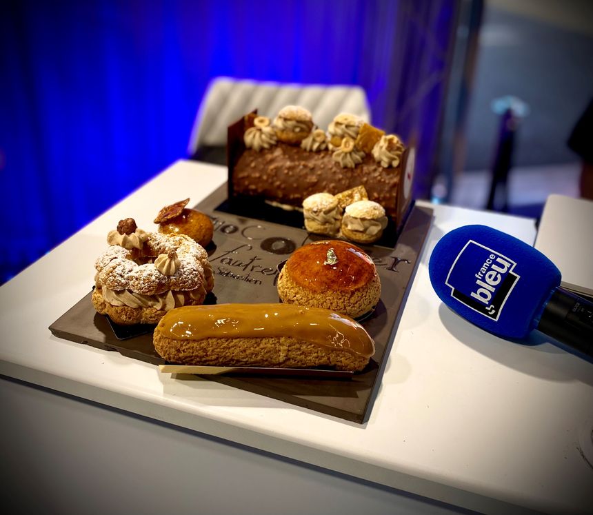 Concours De Patisserie Pate A Choux En Folie Sebastien Fautrelle Patissier Membre Du Jury Virginia Gurcel