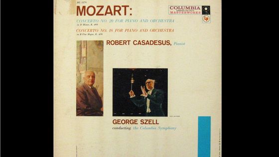 Concertos pour piano n°18 et 20 de Mozart par Robert Casadesus et George Szell - Sony Classical