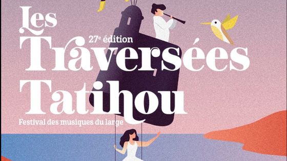 Affiche de la 27e édition du Festival Les Traversées Tatihou, qui se tenait du 20 au 24 août 2021