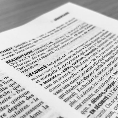 Définition multiple du terme sécurité