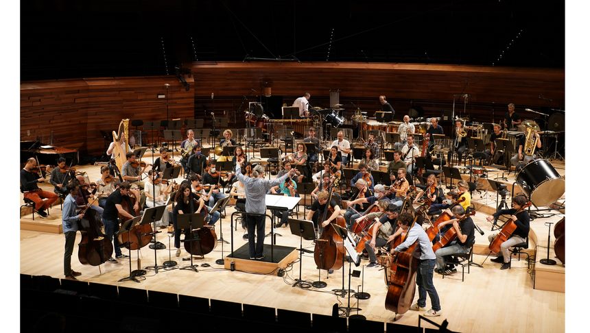 Répétition de l'Orchestre Philharmonique de Radio France pour le concert de rentrée