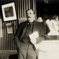 Photographie de l'écrivain Octave Mirbeau, 1900