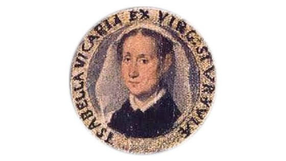 Portrait de la religieuse et compositrice italienne Isabella Leonarda