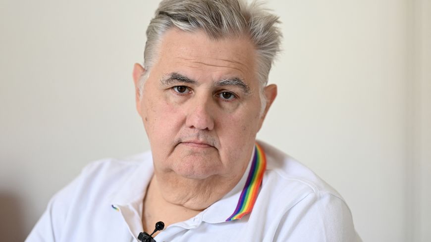 Pierre Ménès - pendant une interview en 2021 (BERTRAND GUAY / AFP)
