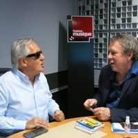 France Musique, studio 361... Gilbert Montagné & Benoït Duteurtre