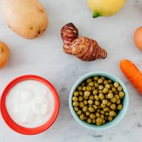 Les ingrédients de la salade russe sont de saison !