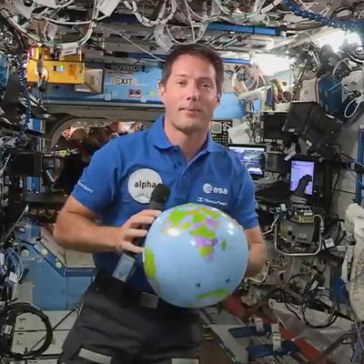 Thomas Pesquet à bord de l'ISS, en 2021