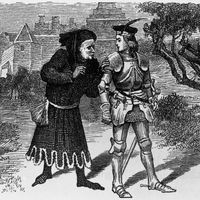 Illustration de "Quentin Durward", roman historique de Walter Scott, qui inspira des historiens comme Michelet