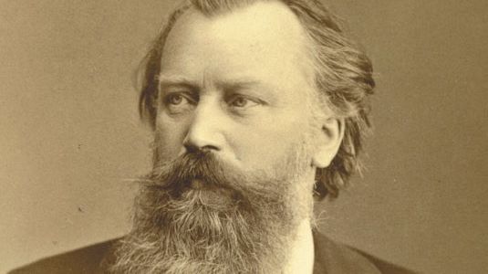 Le compositeur allemand Johannes Brahms
