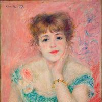 Auguste Renoir Portrait de Jeanne Samary, Paris, 1877 Huile sur toile 56 × 47 cm