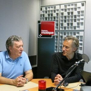 France Musique, studio 361... Jean-Yves Clément & Philippe Venturini (g. à d.)