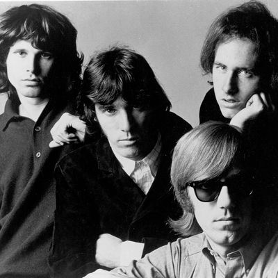 1966, The Doors : Jim Morrison, Ray Manzarek, Robbie Krieger & John Densmore