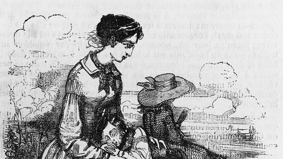 Le lys dans la vallée d'Honore de Balzac (illustration édition française, 19th siècle) ©Getty