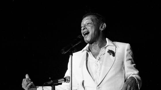 Henri Salvador en concert en 1982 à Paris. C'est lui qui donnera envie à Elie Semoun de se lancer dans la chanson ©Getty - Bertrand LAFORET