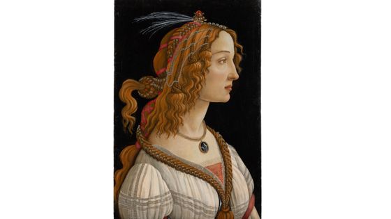 Alessandro Filipepi dit Botticelli (vers 1445 – 1510), Figure allégorique dite La Belle Simonetta, vers 1485, tempera et huile sur bois de peuplier , 81,8 × 54 cm, Francfort-sur-le-Main, Städel Museum, CC BY-SA 4.0 Städel Museum, Frankfurt am Main