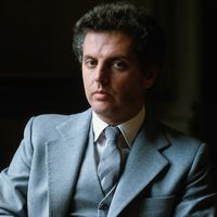 Daniel Barenboim, pianiste et chef d'orchestre, directeur musical de l'Orchestre de Paris de 1975 à 1989
