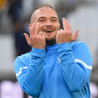 Jul - après match des Héros au Vélodrome (Nicolas Tucat)