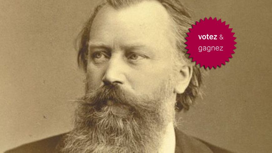 Le compositeur allemand Johannes Brahms