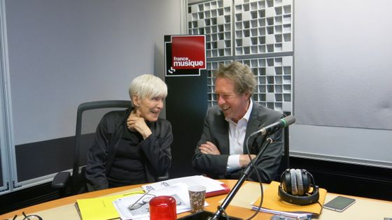 France Musique, studio 361 ... Nicole Croisille & Benoît Duteurtre ©Radio France - Annick Haumier / RF