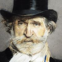 Portrait de Giuseppe Verdi (1813-1901) peint par Giovanni Boldini, 1886 (détail)