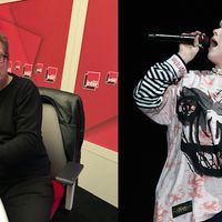 Jacques Sirgent (© Aurélie Sfez) et Billie Eilish
