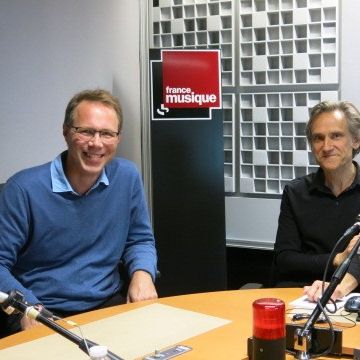 France Musique, studio 361 ... Christophe Corbier & Philippe Venturini (g. à d.)