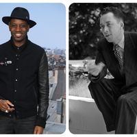 Abd al Malik (paris Octobre 2019) et Albert Camus (A paris en 1952)