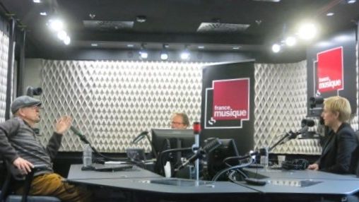 France Musique, studio 451 ... pendant l'émission ! Yvan Dautin, Benoît Duteurtre & Clémentine Autain