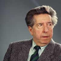 Henri Dutilleux le 1er janvier 1988. Photographie de Jacques Sarrat.