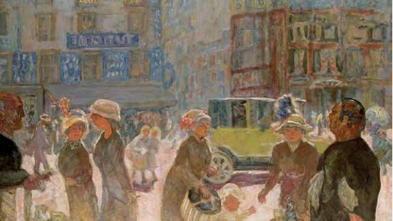Pierre Bonnard, La Place Clichy, 1912 Huile sur toile. Paris, Centre Pompidou. Dépôt au Musée des Beaux-Arts et d’Archéologie, Besançon