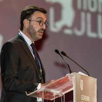 Lluis Quintana-Murci, lorsque la médaille d’or des Iles Baléares lui a été remise, au Palais des Congrès de Palma en 2018.