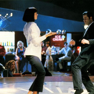 Uma Thurman et John Travolta dans Pulp Fiction.