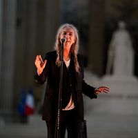 Patti Smith en concert au Panthéon par Christophe Abramowitz
