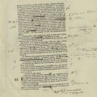 "La Femme supérieure" par Honoré de Balzac. (1837). Epreuves corrigées par l'écrivain lui-même (folio 39r), Bnf, Département des manuscrits. NAF 6899-6901