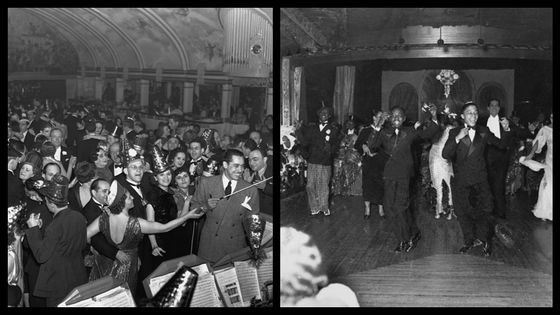 Cab Calloway dirige pour la nouvelle année 1937 et Revue musicale de 1934 au Cotton Club ©Getty - UPI/Bettmann Archive