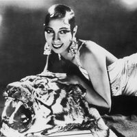 Portrait de Joséphine Baker.