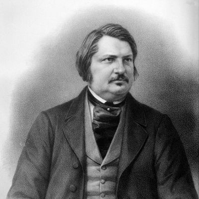 Gravure non-datée de l'écrivain français Honoré de Balzac.