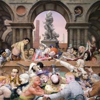 Discuter des idées de demain. Tableau "Bar Italia" de Paul Cadmus, 1953-1955