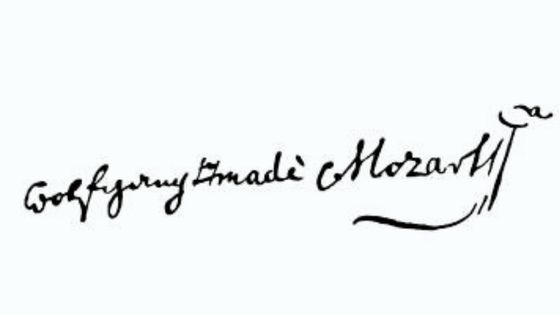 Signature de Mozart ©Getty - Mikroman6